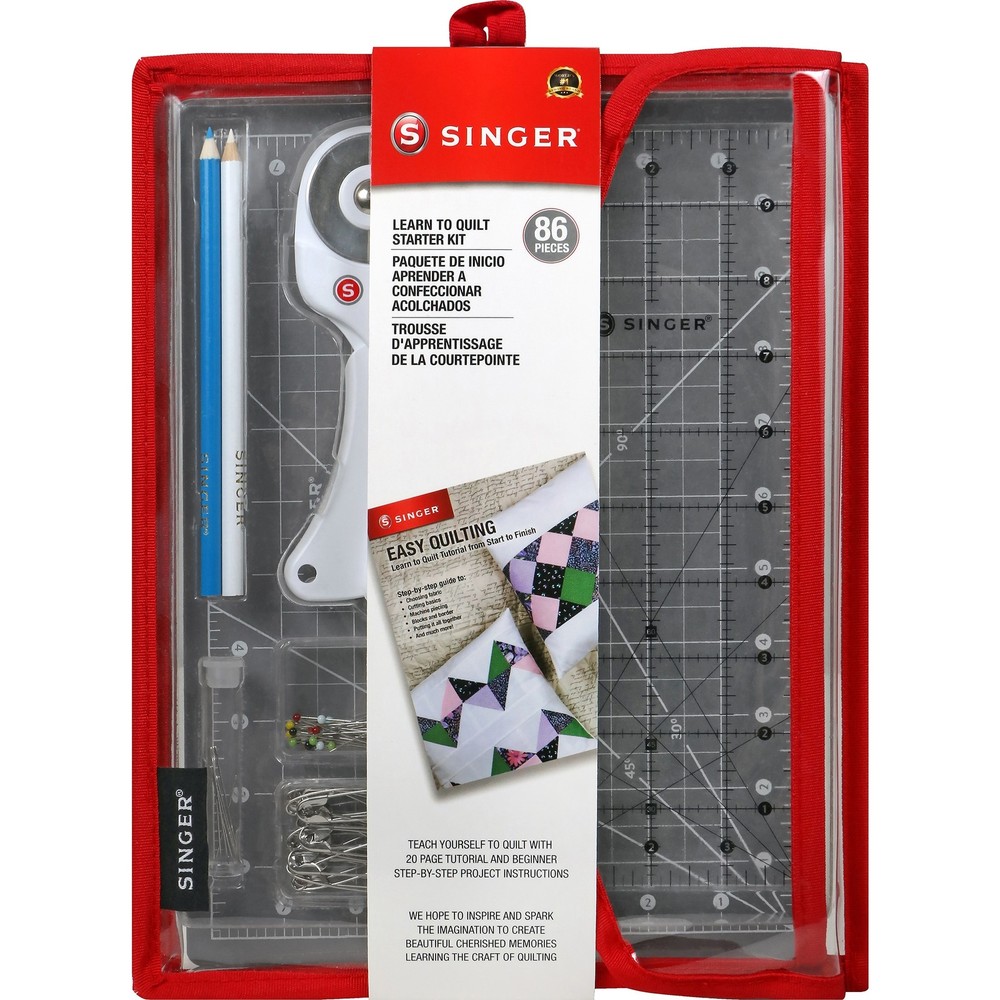 Singer Learn To Quilt Starter Kit 86pcs