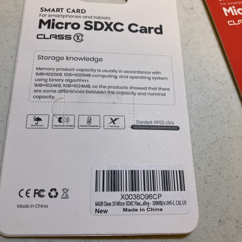 4 Micro SDXC 64 GB Cards / Phone Tablets . D5