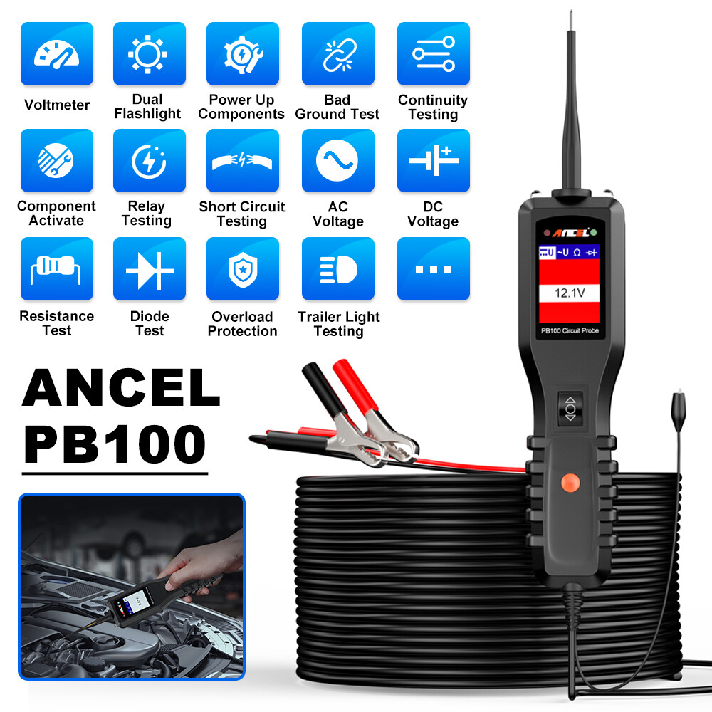 Ancel PB100 Car Circuit Probe Electrical Integrated Voltage Power Scanner Tool