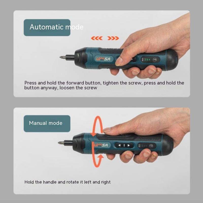 Wireless torque adjustment electric screwdriver multifunctional small rechargeab