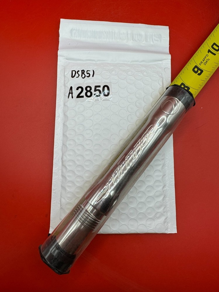 Dye SS Angel Threaded .688 Paintball Barrel Back - Silver
