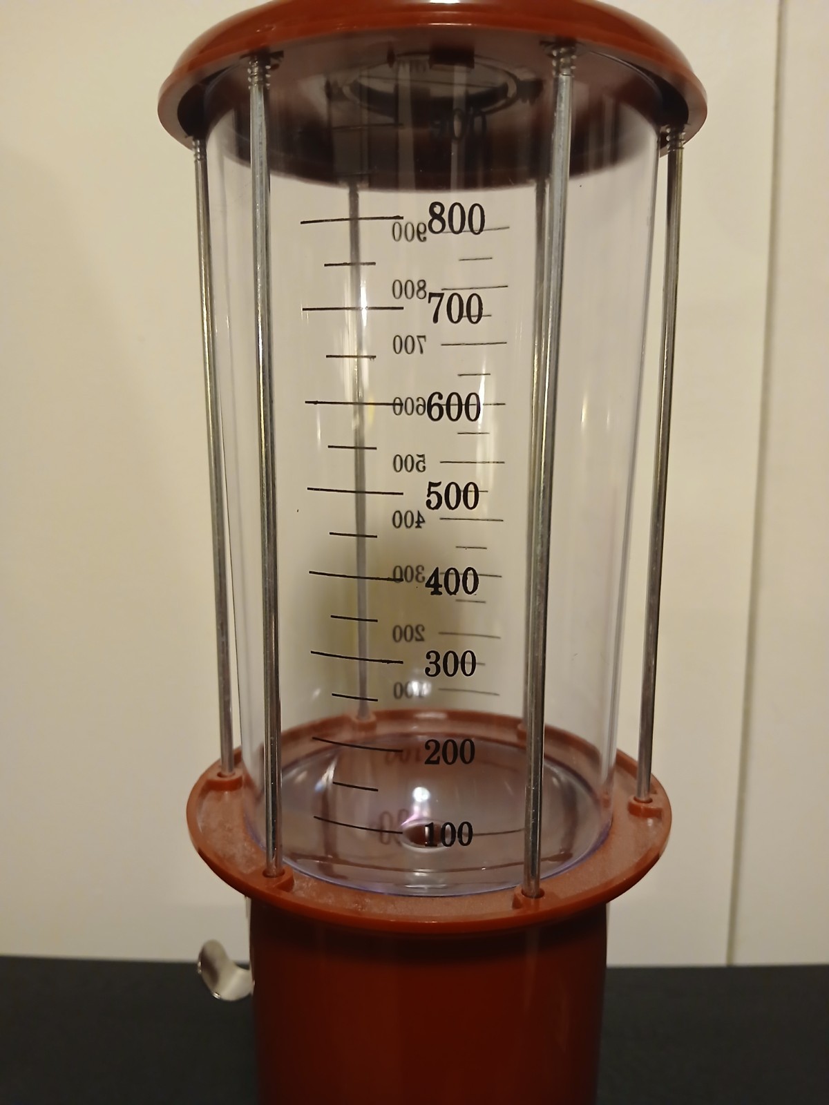 Red Gas Pump Beer, Liquor, Drink, Beverage Dispenser 900 mL Plastic "Fill Er Up"