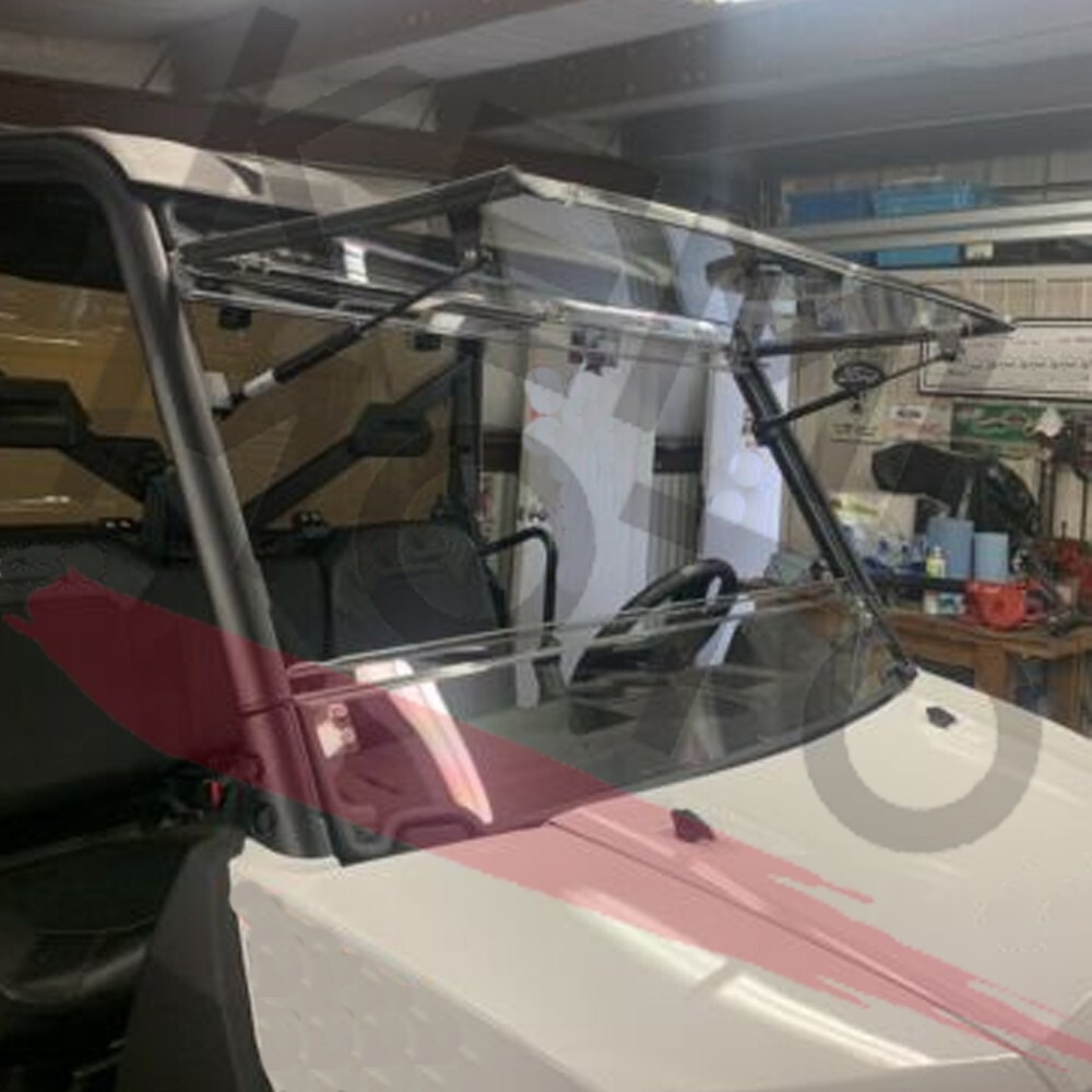 Scratch Resistant Front Flip Windshield for Polaris Ranger XP 900/ 1000 Crew
