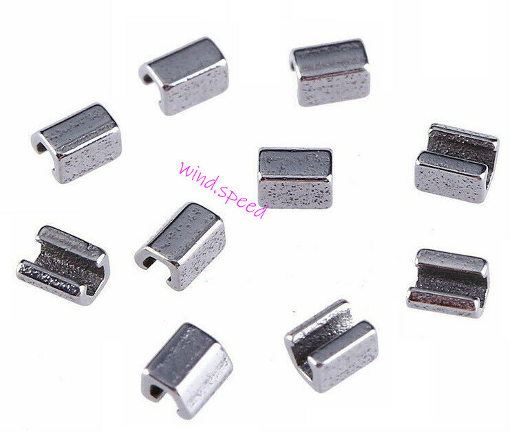 10pcs/pack Dental Orthodontic Crimpable Hook Split Stops Type Lingual Botton