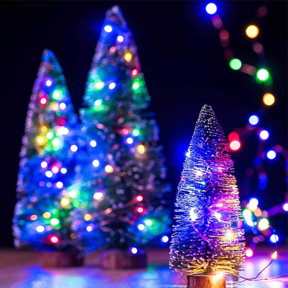 99FT Solar String Lights Yard Fairy Light 300LED 8 Modes Lighting Multicolor