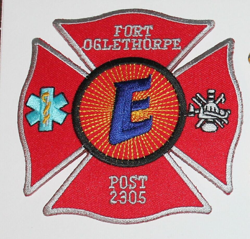 FORT OGLETHORPE FIRE Explorer Post 2305 Georgia FD GA patch