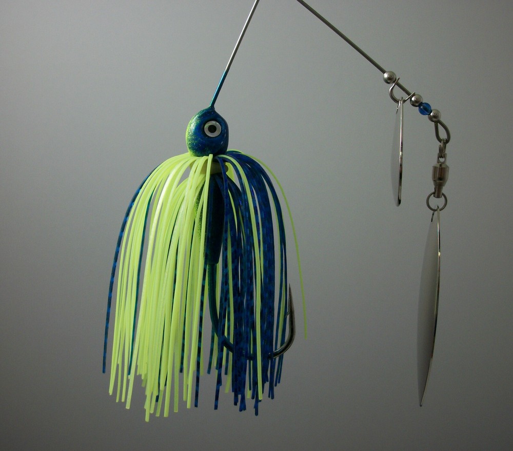 Elite Spinnerbait 1/2oz. Blue Foil & Chartreuse