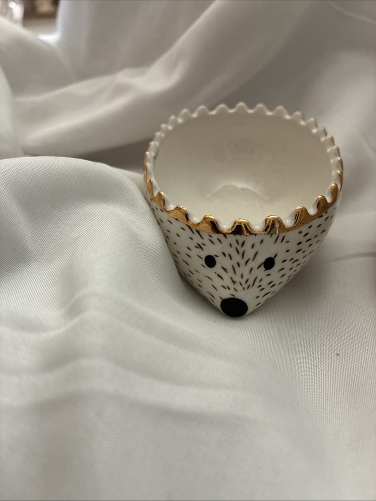 Nesting Hedgehogs Ceramic Figural Measuring Cups Bowls Lot Set 3 Creative