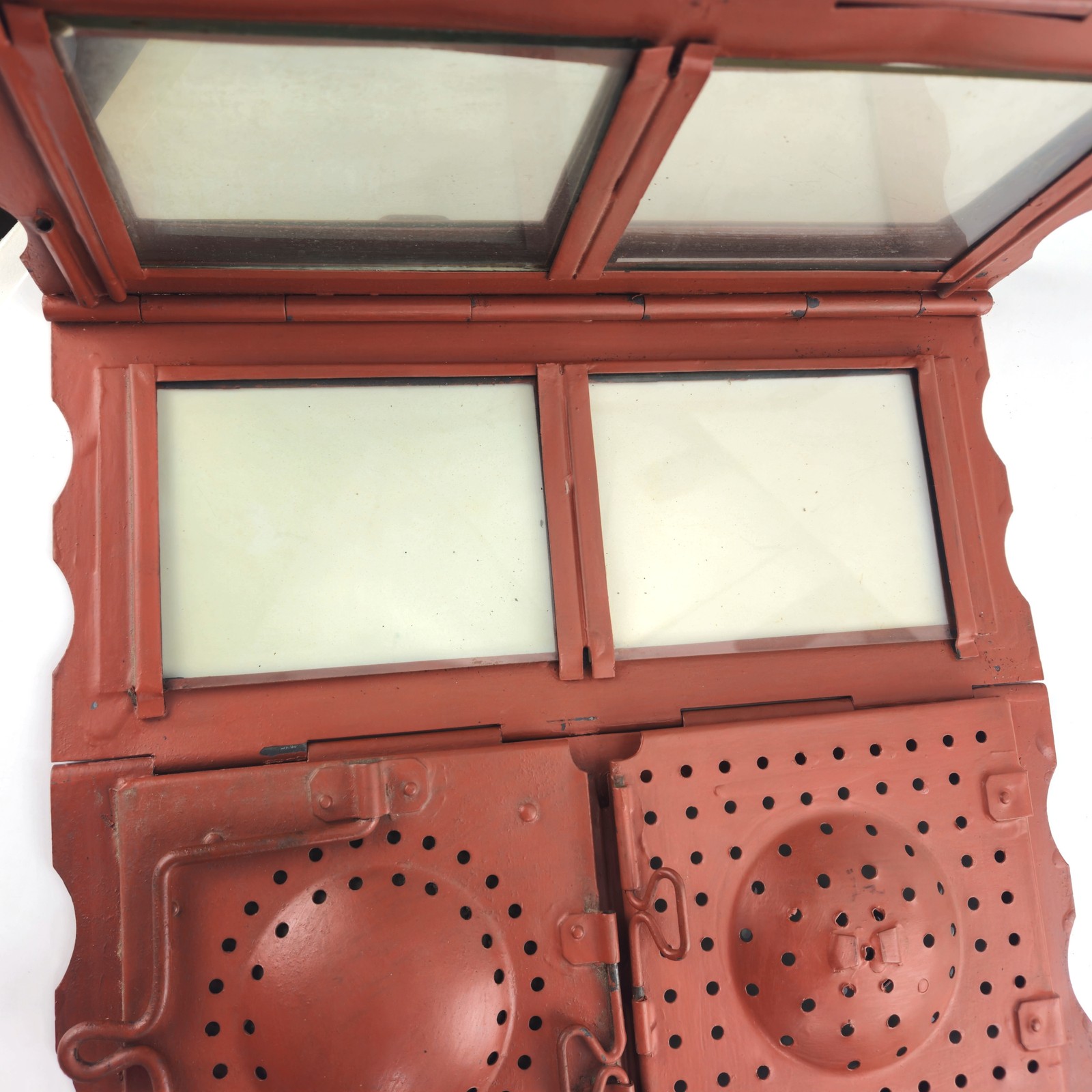 2 WWI TRENCH FOLDING CANDLE LANTERN LOT: 1914 HINKS & SON / 1915 G. POLKEY