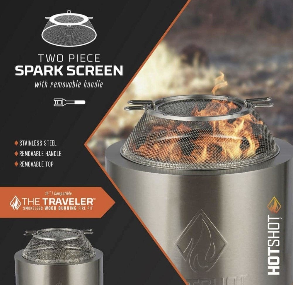 HotShot Accessory Two Piece Spark Screen With Removable Handle for The Explorer