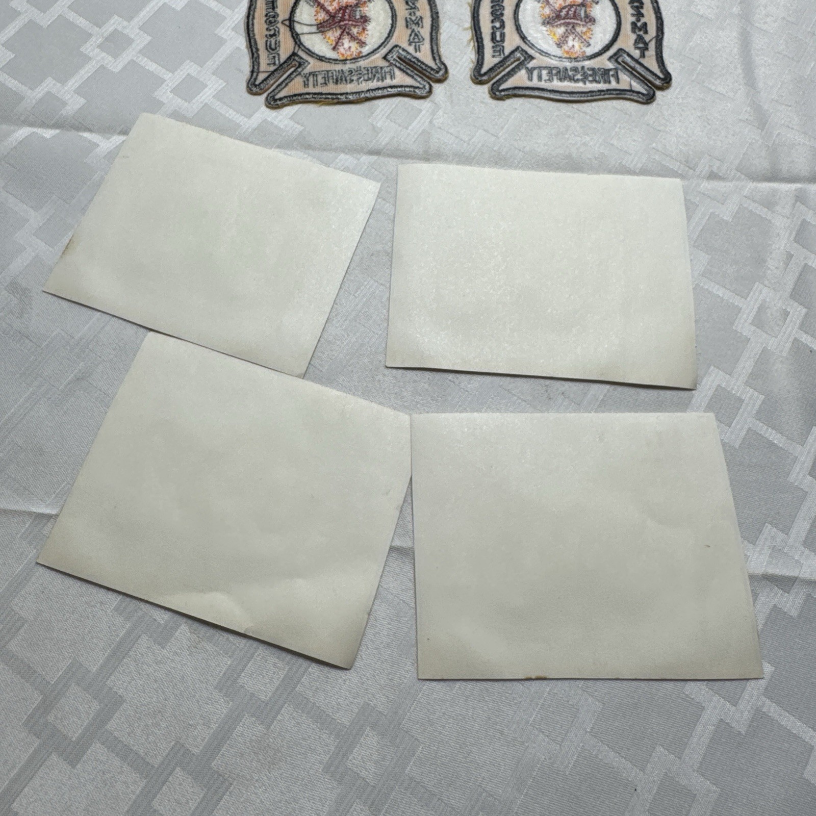 Vintage Lamar University Firefighter Embroidered Patches Stickers Fire Rescue