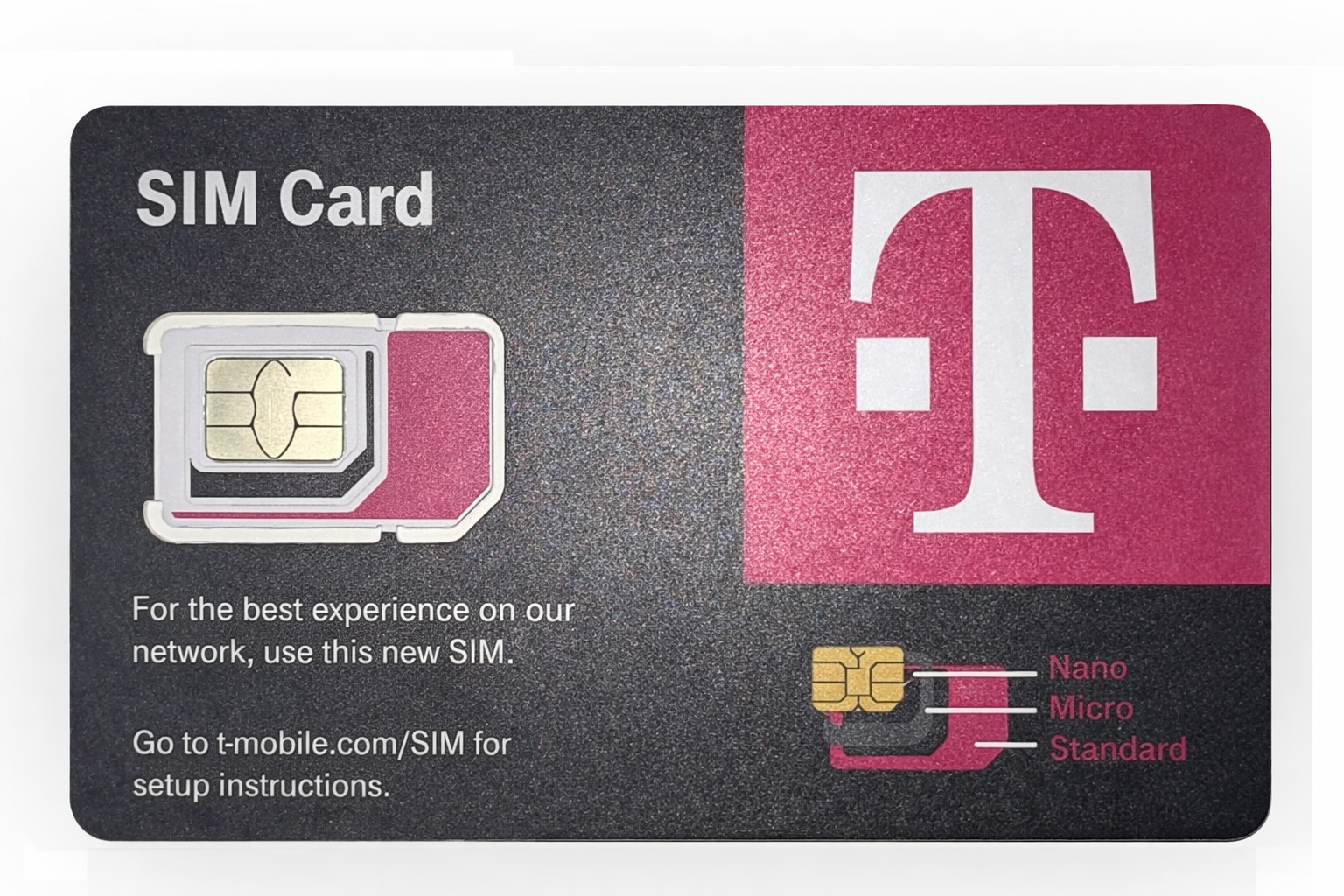 T-Mobile Prepaid SIM Card $50 Unlimited Talk Text Data 30-Day Plan Tri-Cut New