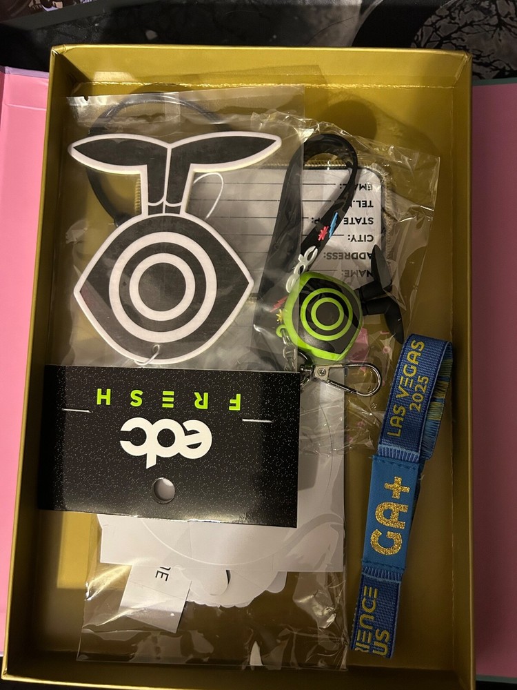 EDC 3 day GA PLUS ticket and EDC box .