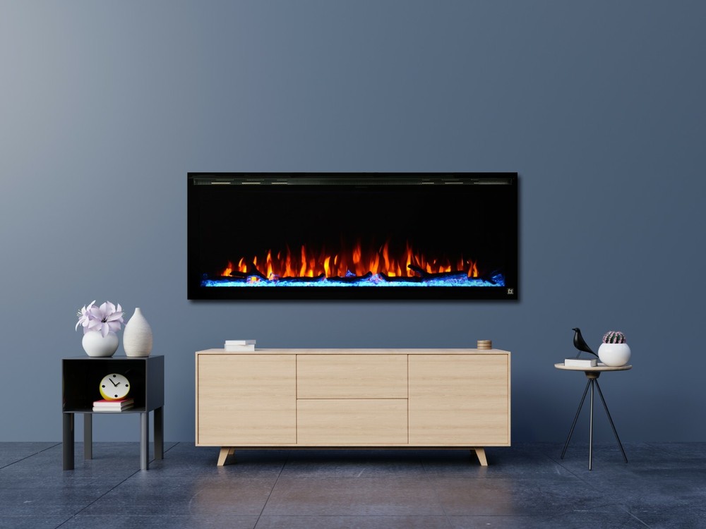 Touchstone 50'' Electric Fireplace Insert or Wall Mount Sideline Elite - 80036