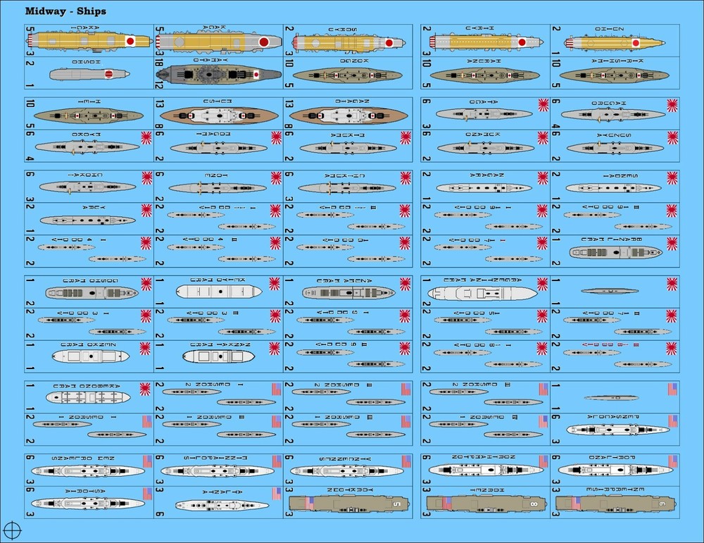 Midway (’64) Replacement Counters