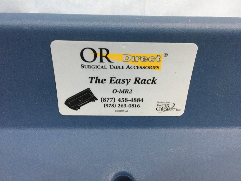 The OR Group Direct Surgical Table Accessories Easy Rack O-MR2