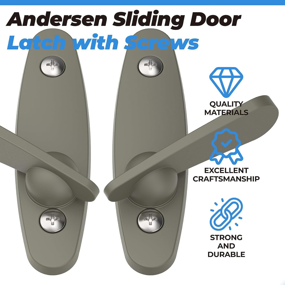 Replacement Andersen Gliding Door Thumb Latch Compatible with Andersen Sliding G