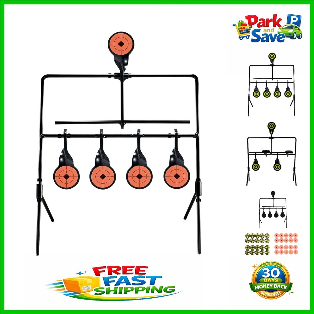 Durable Resetting Target with Steel Construction for Reliable Shooting Practice