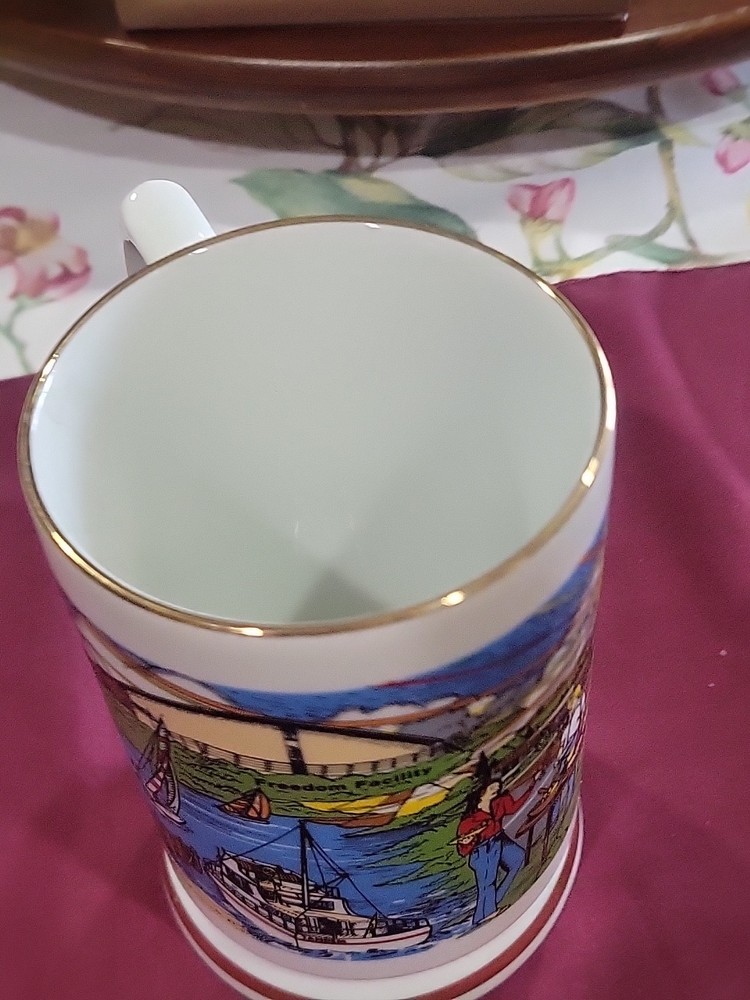 Tech 1982 Tandem NonStop Computer Systems Mug Freedom Watsonville Facility Rare