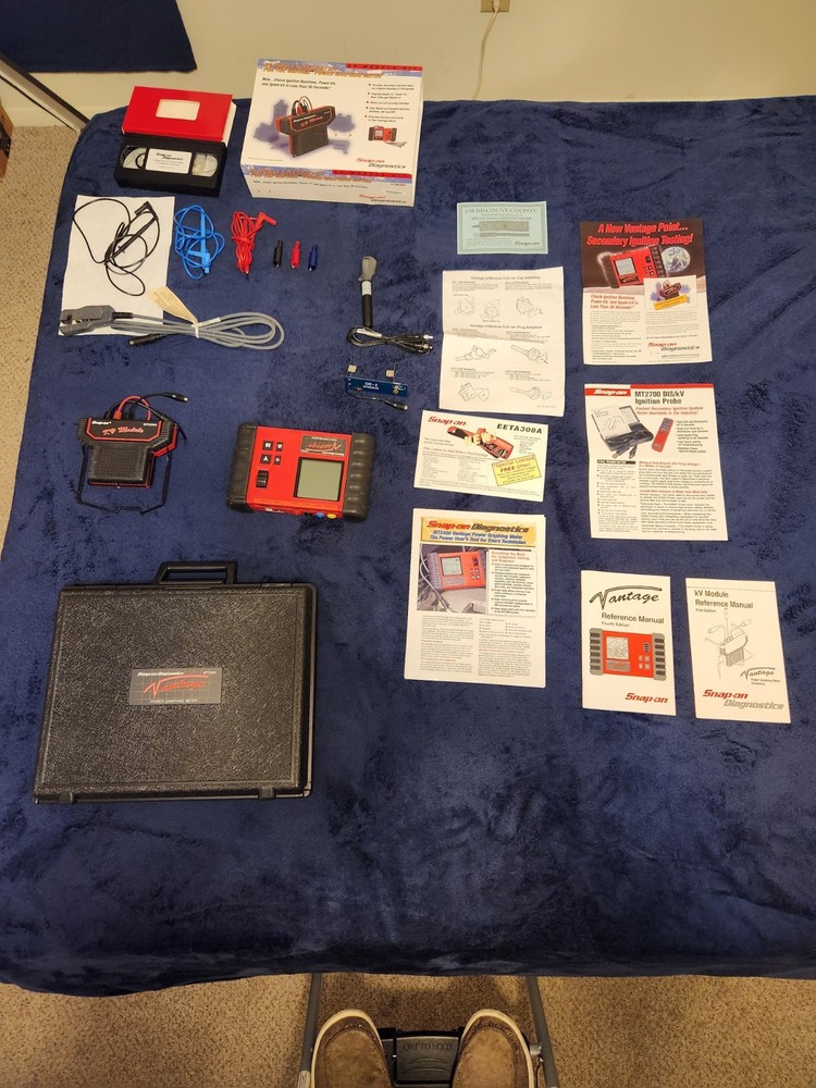 NOS SNAP-ON VANTAGE MT2400 MASTER IGNITION KIT- KV MODULE TIME CAPSULE CONDITION
