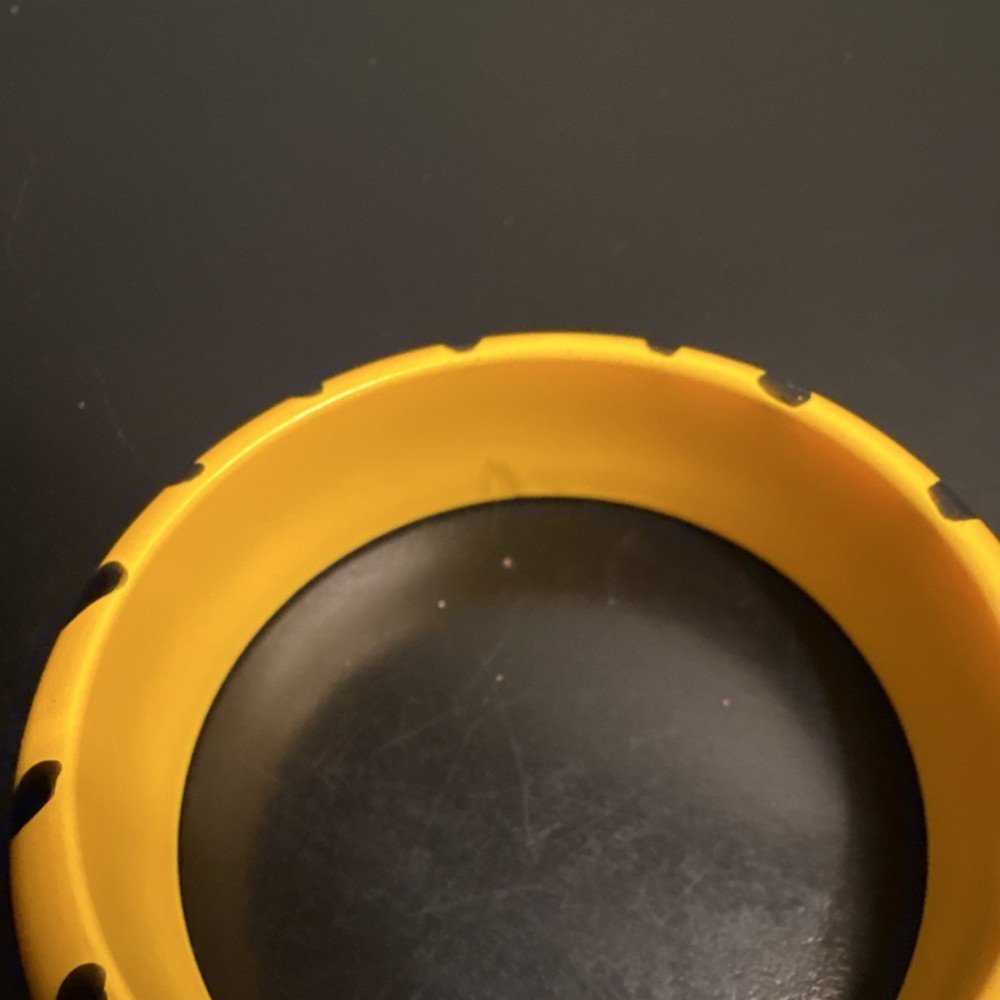 Bangle Bracelet Bakelite Plastic Yellow with Black Tiger stripes