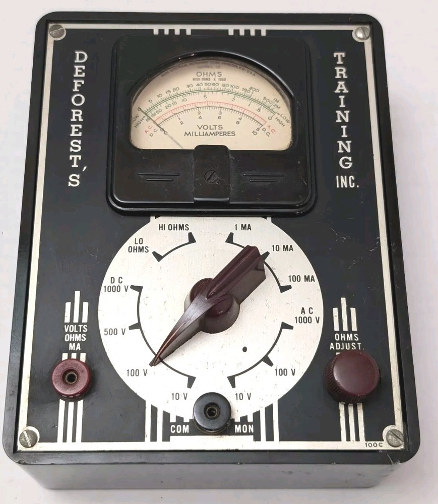 DEFOREST'S TRAINING Multimeter No Probes Untested
