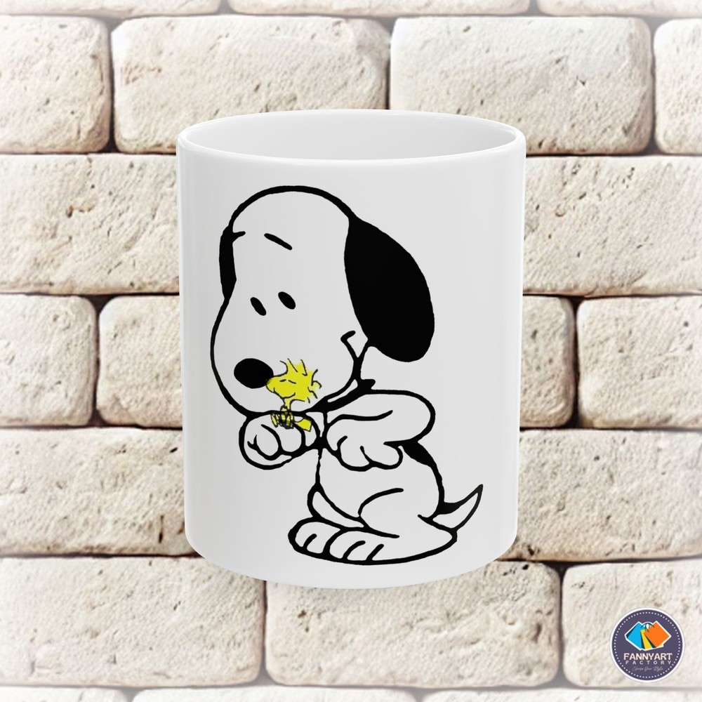 Peanuts Snoopy Logo Ceramic Mug (11oz, 15oz)