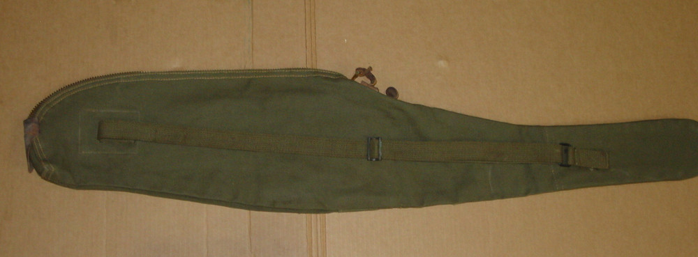 Original WW2 M1 Carbine Canvas Carry Case M.D. MFG 1944 Dated olive Drab Color