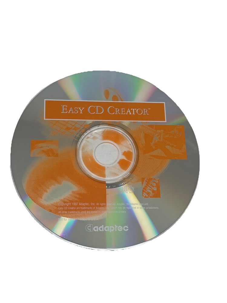 Adaptec Easy CD Creator Installation Disc 1997