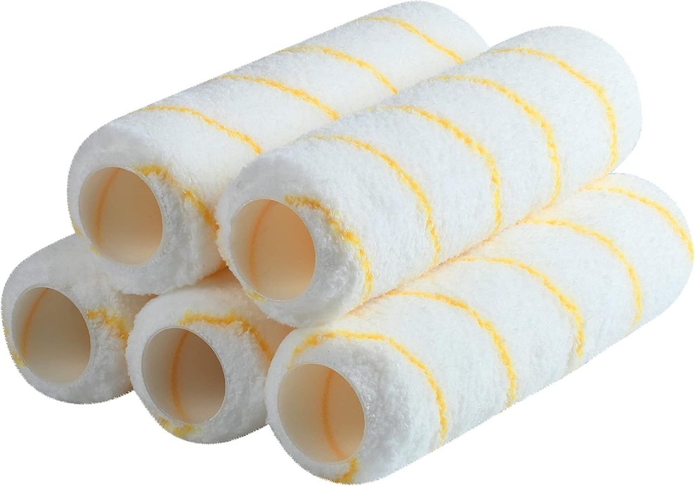 Pro Grade - Paint Roller Covers - 1/2 X 9 Inch Microfiber 5 Pack
