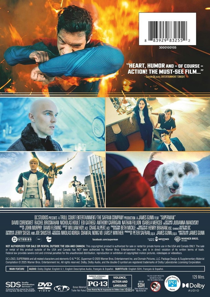 Superman DVD NEW