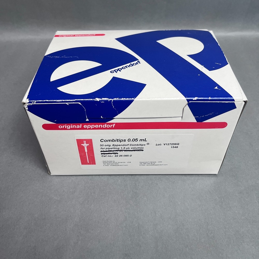 Eppendorf Pipette Tips Combitips 0.05 ml Box of 50 Tips