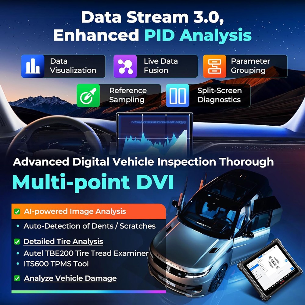 Autel MaxiSYS Ultra S2 Diagnostic Scanner VCMI2 Programming Coding, 48+ Service