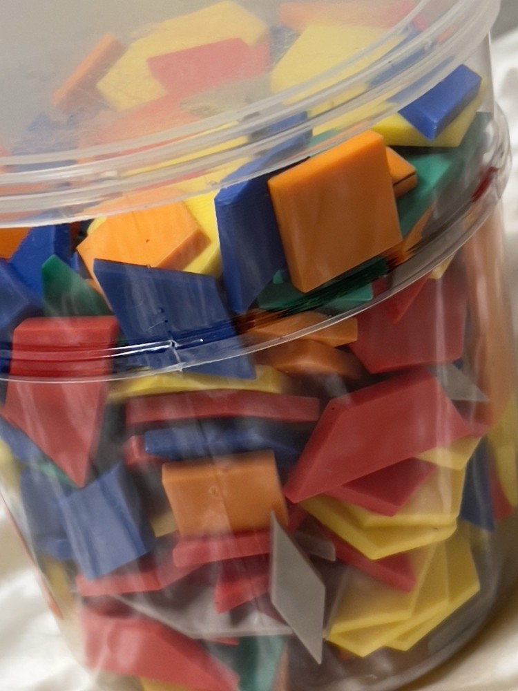 Lakeshore Pattern Blocks – 400-Piece Set (Approx.) – 6 Shapes – Educational Math