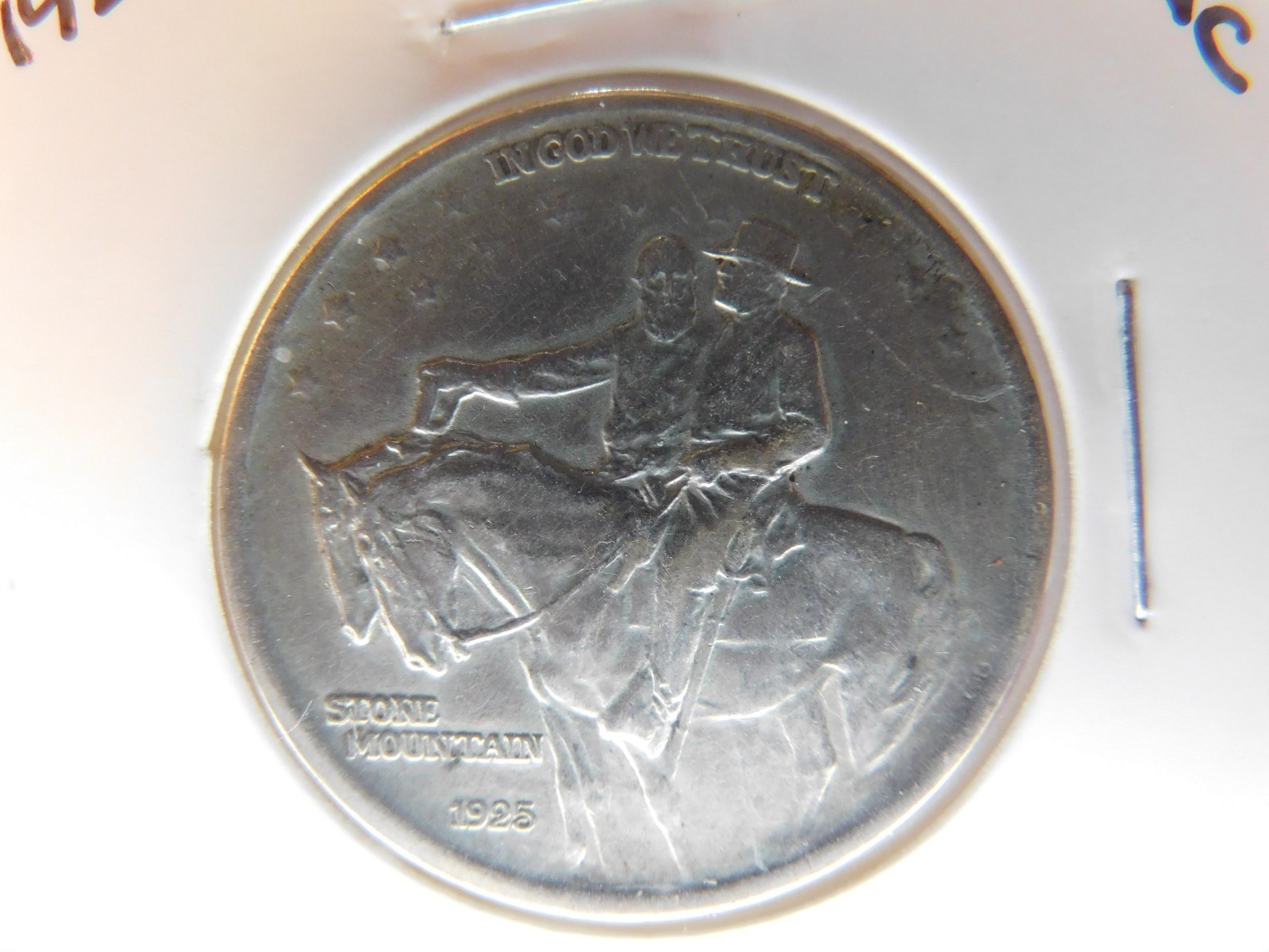 1925 Stone Mountain 50c Silver Commemorative Half Dollar About Uncirculated