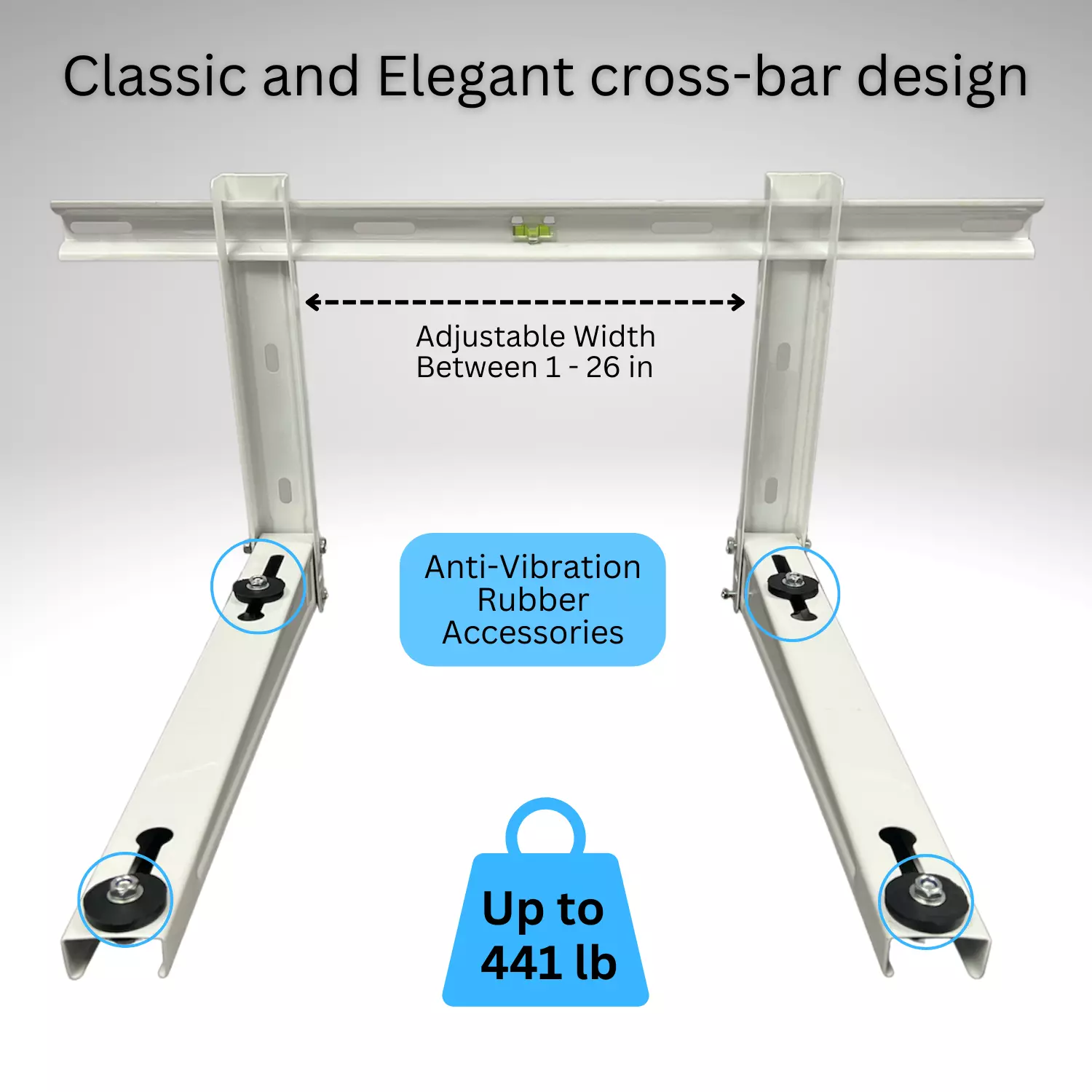 Outdoor Wall Mounting Bracket for 6000 - 28000 BTU Mini Split Condenser