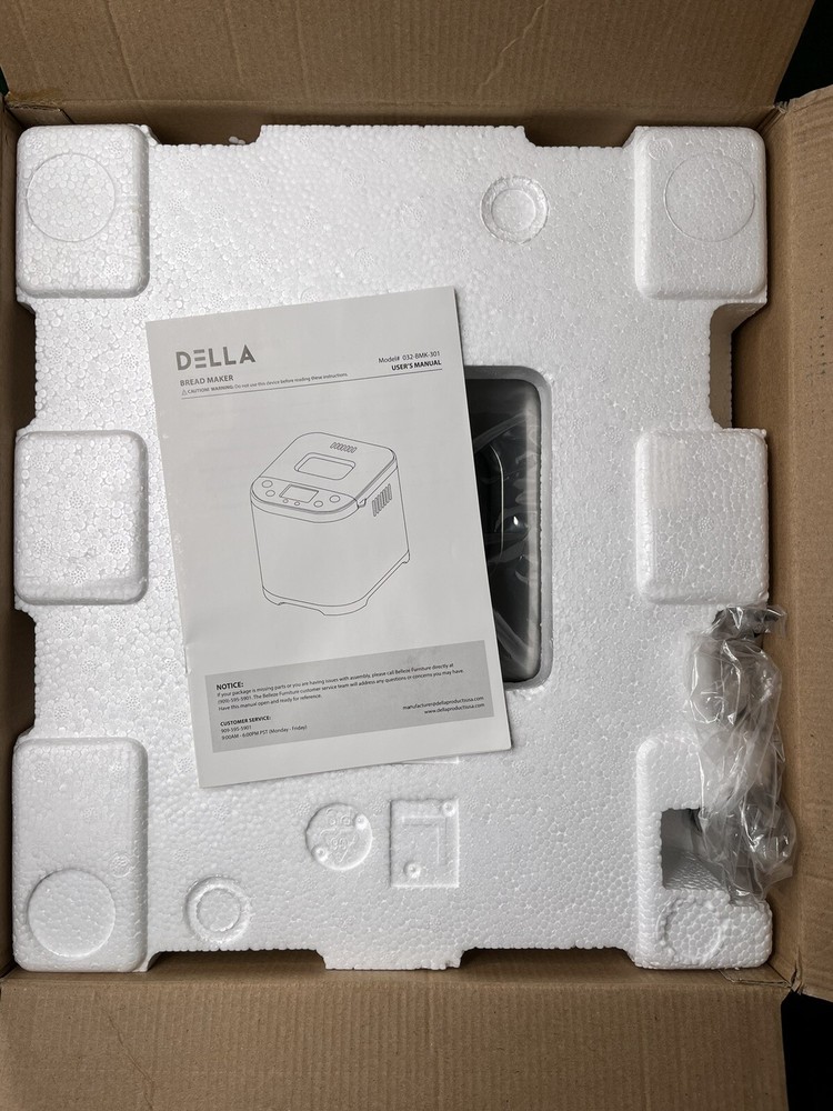 Della 032-BMK-301 Stainless Steel Bread Maker Machine