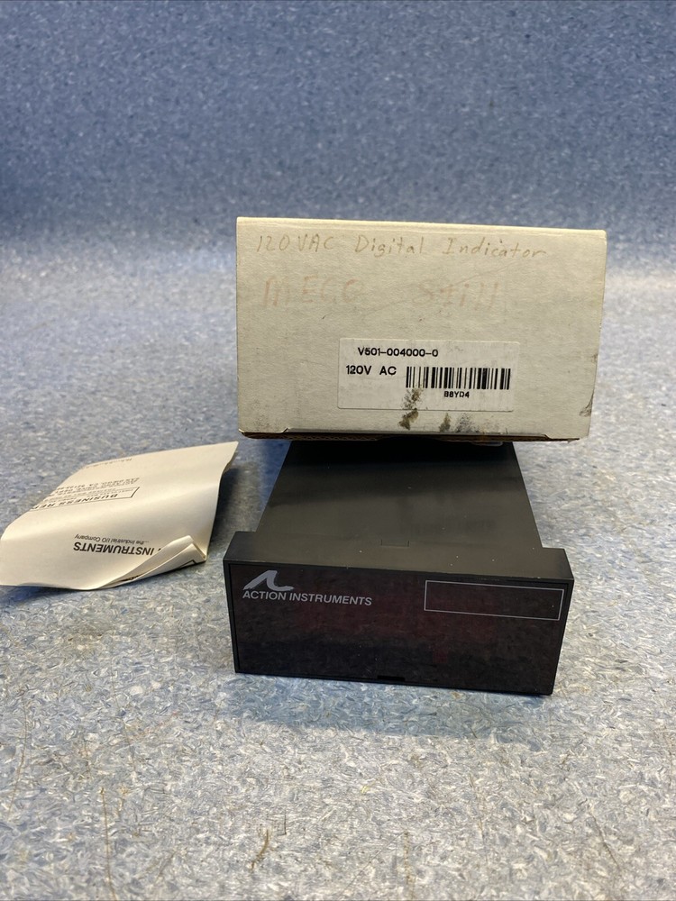Action Instruments Visipak MDL V501 -004000 indicator display meter LCD Readout