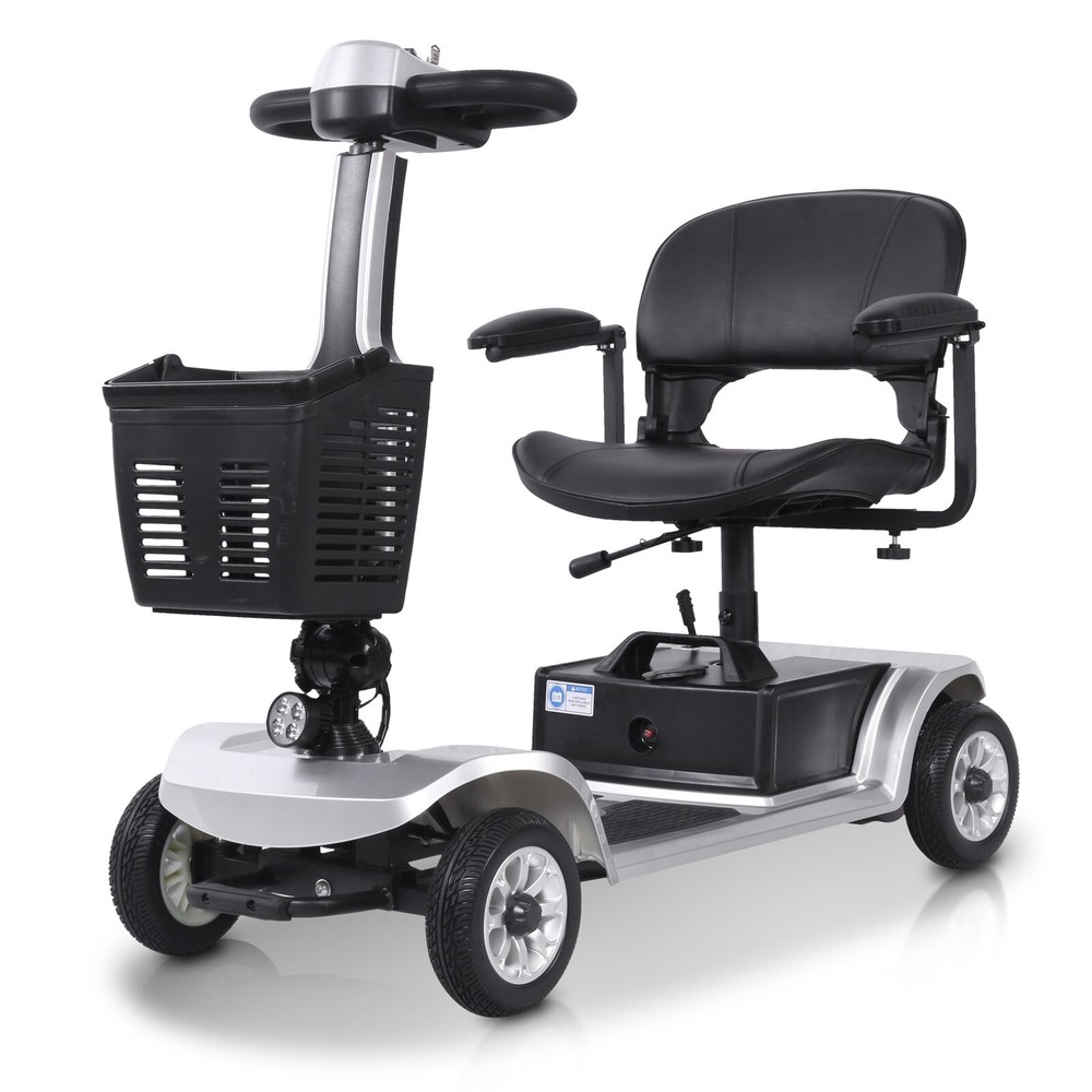 4 Wheel Mobility Scooter Maximum load 419lb Foldable Mobility Scooter for Senior