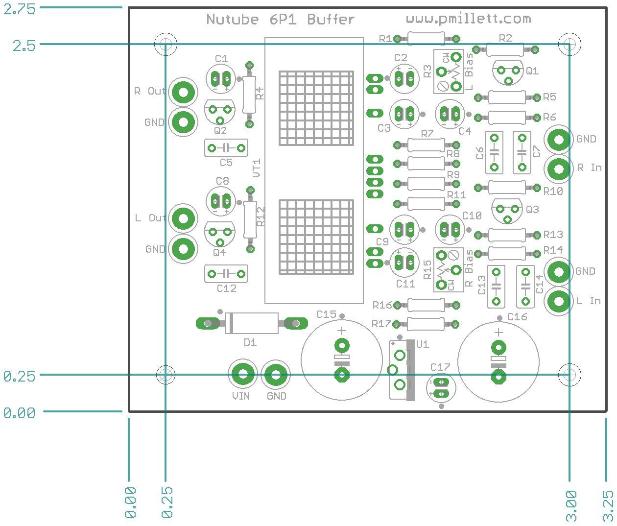 DIY PCB plus Tube - Buffer PCB using the Korg Nutube 6P1