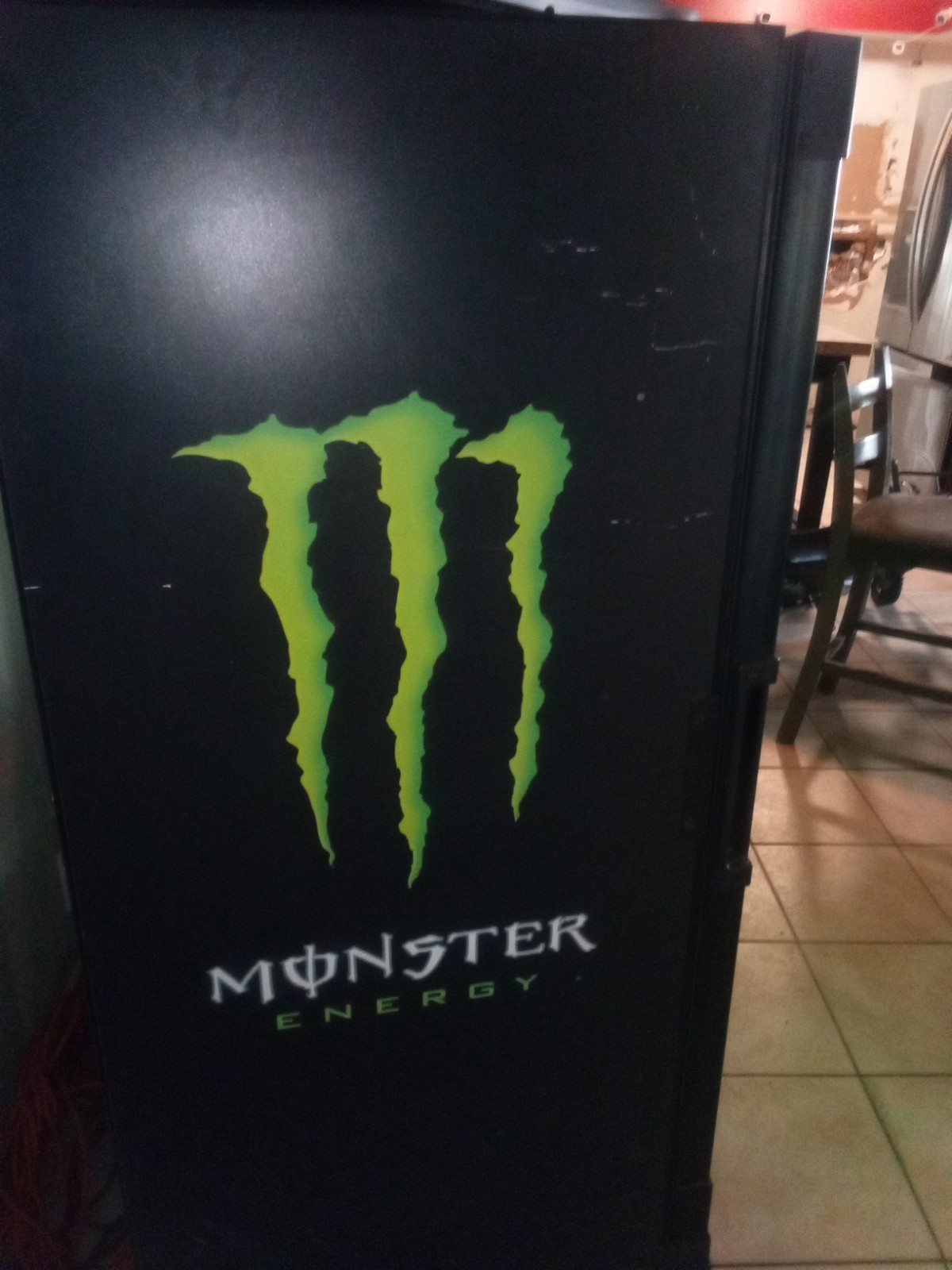 Imbera VR10 R2 Monster Energy Freestanding Refrigerator LED Lighting