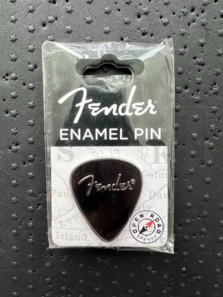 Fender Enamel Pin Fender Guitar MUSIC PICK Pinback