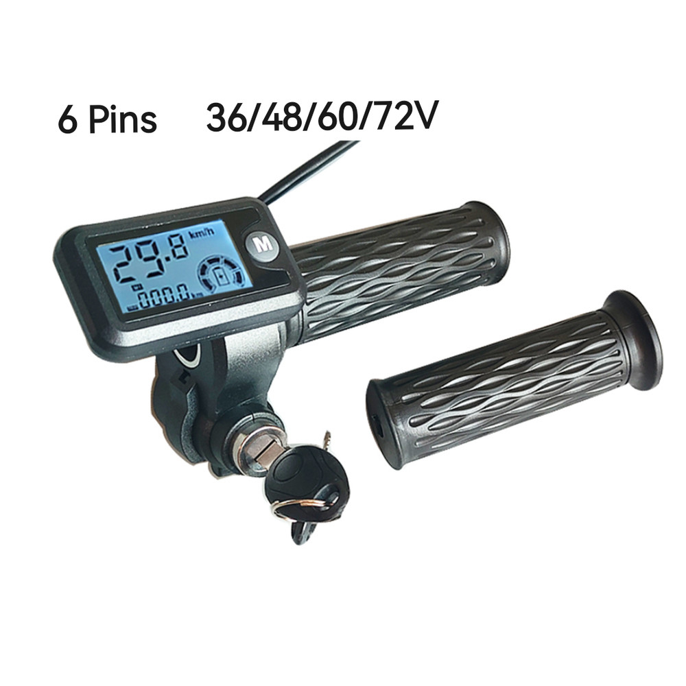 Throttle Handle for 36/72V EBikes with LCD Display and 170cm Cable Length