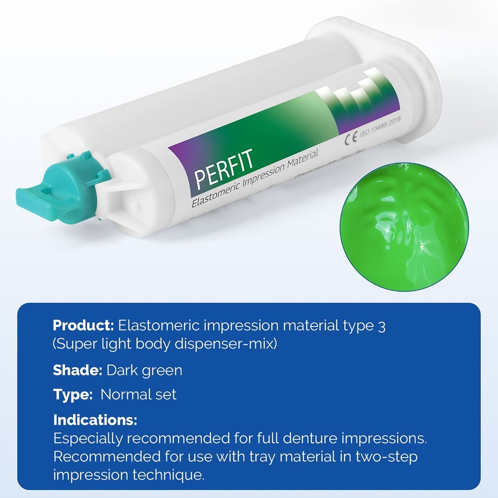 Dental Elastomeric Impression Material Dispenser-Mix Fast/Normal Set Type 1/2/3