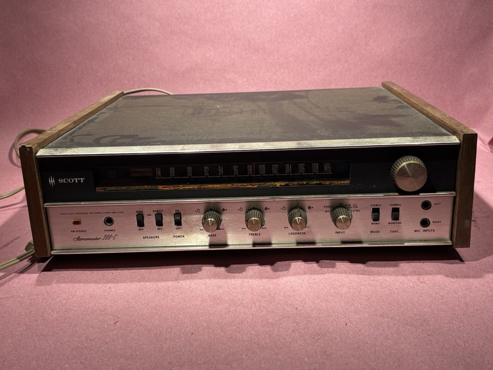 Scott Stereomaster 300-C Solid State Stereo Tuner Amp Rare Untested With OG Box