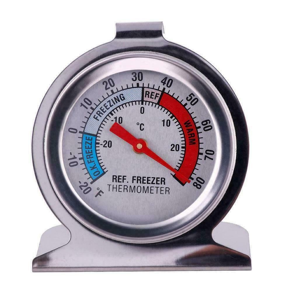 Dial Type Thermometer New Steel Temp Refrigerator Freezer Nice