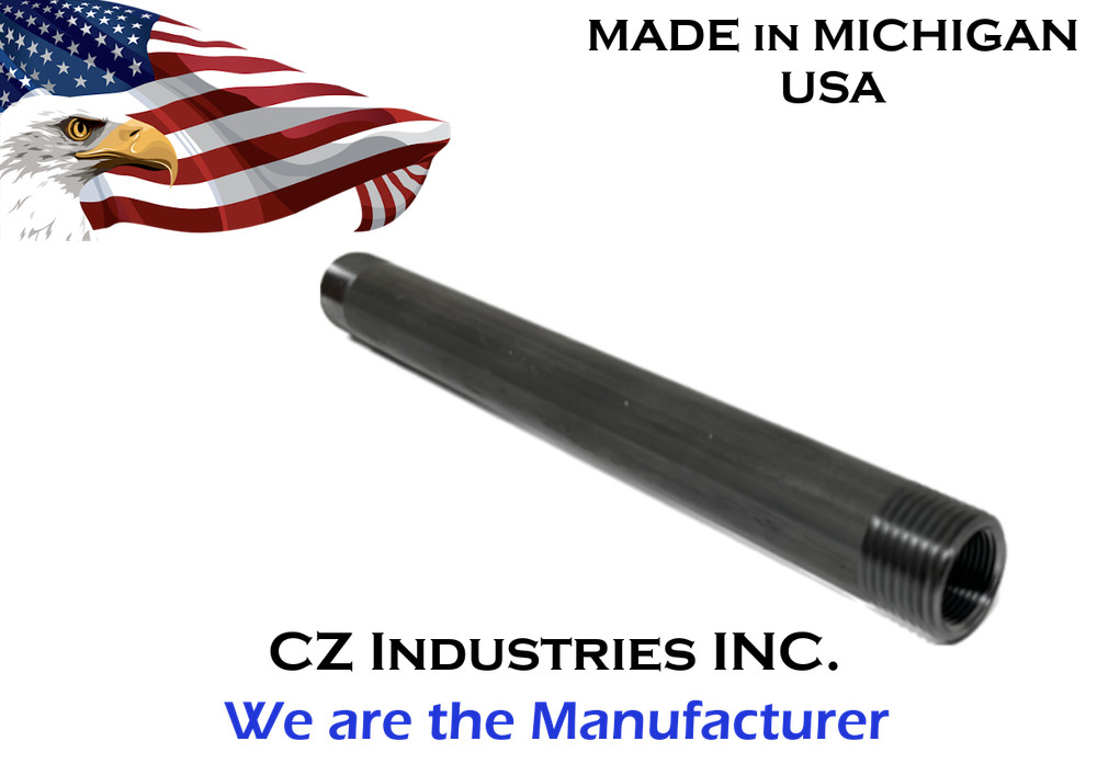 Muzzle barrel brake -NON FINISHED - 1/2-28 Internal w/ 5/8-18 External Thread