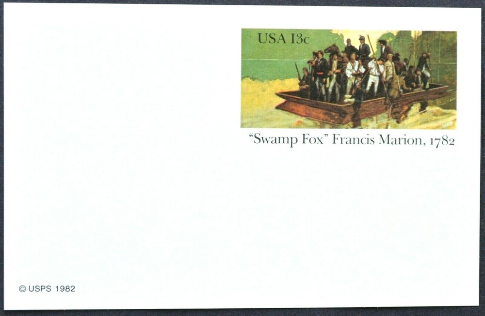 1982 US Sc. #UX94 postal card, 13 cent, mint, sharp corners, excellent shape