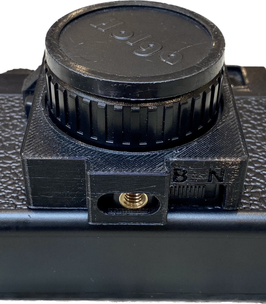 Shutter Release Cable Adapter & Button Extender for Holga 120 Camera
