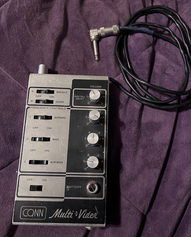 Vintage Conn Multi Vider by Jordan Electronics Multi Effects Working